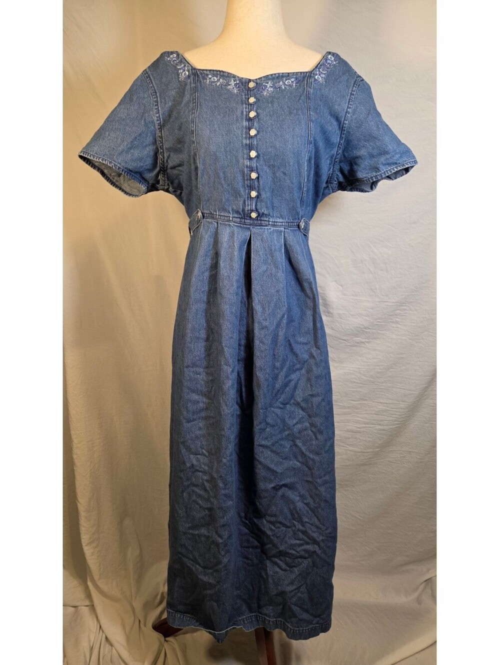 Vintage Erika denim dress size medium